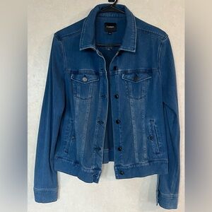 Liverpool Jeans Company Blue Denim Womens Button Front Jacket Size Small